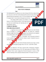 A Project Report On Analysis of Financial Statement at Kirloskar Project Report Mba Finance