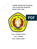 Pendekatan Analitik dan Pragmatik pada Bencana