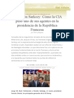 Operación Sarkozy_ Cómo La CIA Puso Uno de Sus Agentes en La Presidencia de La República Francesa, Por Thierry Meyssan