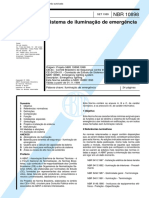 NBR 10898  - Sistema de Iluminacao de Emergencia.pdf
