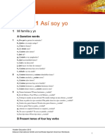 Edexcel IGCSE Spanish Grammar Answers