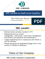 SNC Lavlin in God’s Own Country - Submission