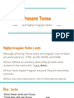 Present Tense of - Ont Verbs