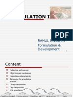 Ranulation I: Rahul Singour Formulation & Development
