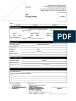 School of Government Alumni and Students Association Profile Form