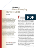 The Problem of Sampling Powdered Solids: Particle-Size Distribution II