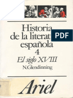 4 Historia de La Literatura Espanola 4 El Siglo XVIII Nigel Glendinning