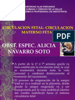 Circulación fetal- Circulación materno fetal