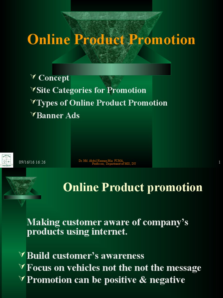 Online Promotion Strategies | PDF | Web Server | Internet & Web
