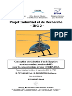 Conception Et Réalisation D Un Hélicoptère À Rotors Coaxiaux Contrarotatifs Pour Le Concours Micro Drones ONERA DGA