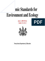 Academic Standards For Environment and Ecology PDF