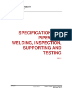 Pipework Specification 2011