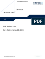 June 2007 MS - C3 Edexcel PDF