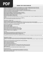 Generic Test Cases Guidelines