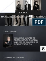 Zara: Managing Fast Fashion
