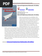 Download Advanced Engineering Mathematics 5th Edition by Casimir Pascal SN324247749 doc pdf