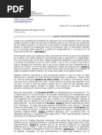 Ejemplo Carta correción numero de IMSS  Política  Gobierno