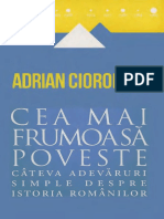 Adrian Cioroianu - Cea Mai Frumoasa Poveste