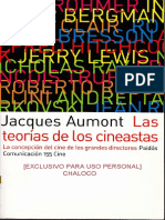 AUMONT Jacques Las Teorias de Los Cineastas