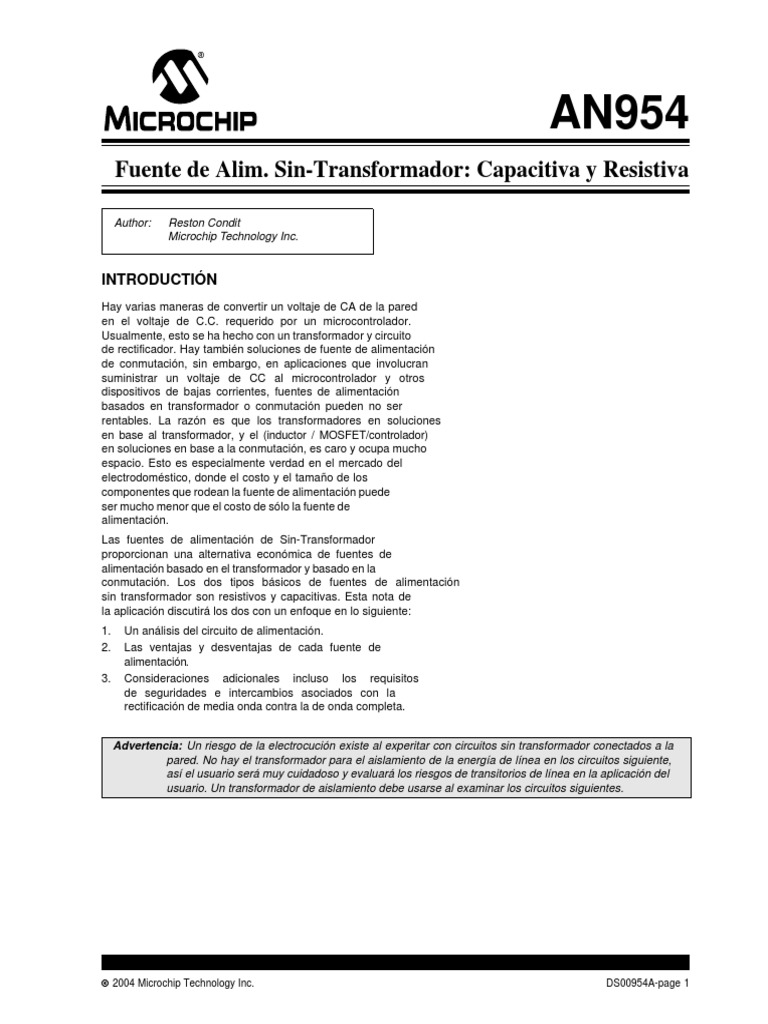 Fuente Sin-Transformador PDF | PDF | Fuente de alimentación | Rectificador