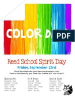 Color Day Flyer