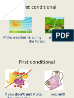 First Conditional: If The Weather Is Sunny, We Will Go To The Forest