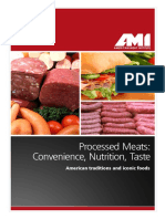Processed Meats - Convenience, Nutrition, Taste