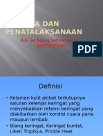 Miliaria Dan Penatalaksanaan