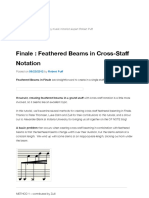 Finale: Feathered Beams in Cross-Staff Notation - OF NOTE PDF