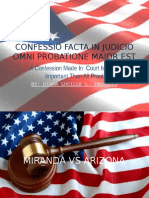 Confessio Facta in Judicio Omni Probatione Maior Est: A Confession Made in Court Is More Important Than All Proof