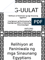 AP Reporting: Relihiyon NG Mga Taga-Ehipto