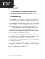 Download Thesis The Use Of Song Lyrics To Improve Students Vocabulary Of Verb An Experimental Research At The Seventh Grade Students Of SMP N 35 Outline by Diana Erawati SN324277801 doc pdf