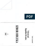 Izbor Odluka, Vrhovni Su RH, 2009 PDF