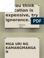 Values (Kamangmangan)