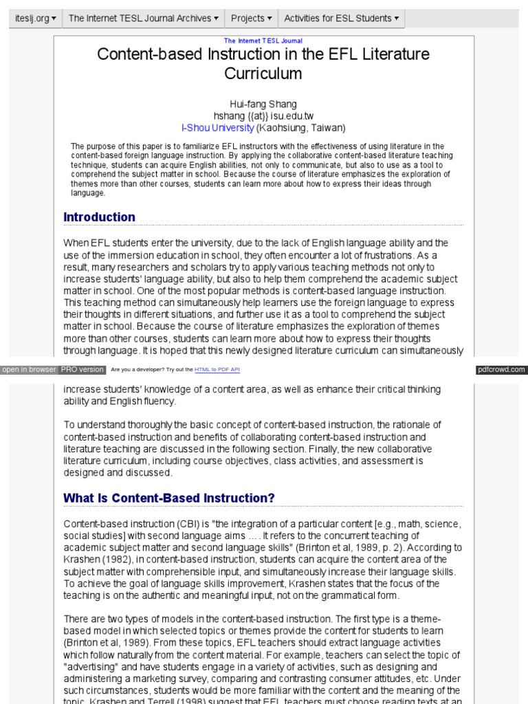 content based instruction pdf Item detail content-based instruction description.