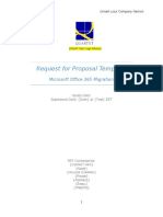 Office 365 Migration RFP Template