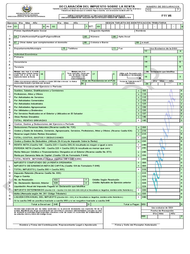 formularios declaracion de renta Tax Taxes