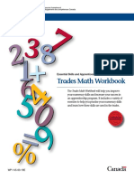 Trades Math Workbook