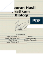 Laporan Hasil Pratikum Biologi