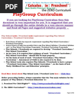 Download PlayGroup Curriculum by Mirza Sons Srinagar SN324295930 doc pdf