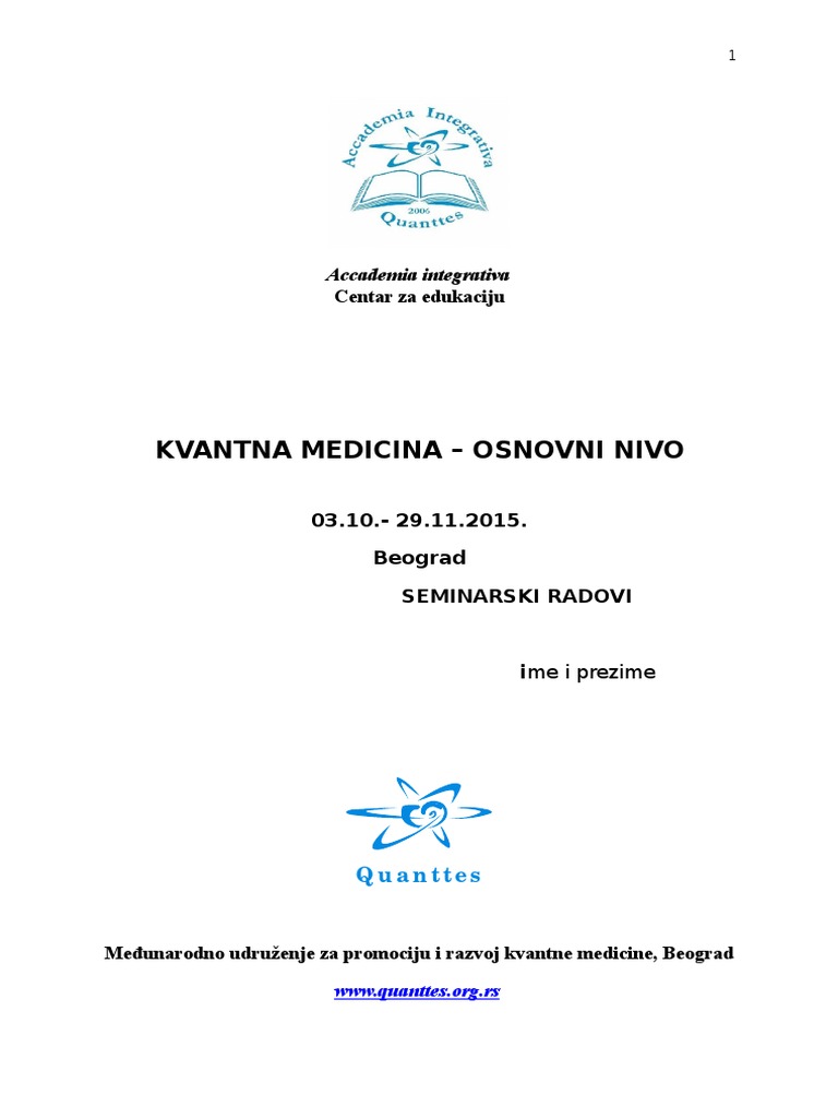 Seminarski Rad Primer PDF