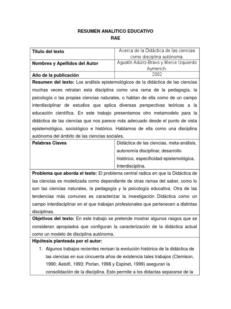 Formato de Rae | PDF | Science | Epistemología