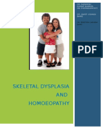 Skeletal Dysplasia and Homoeopathy