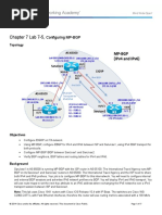 Ccnpv7 Route Lab7-5 MP-BGP Student