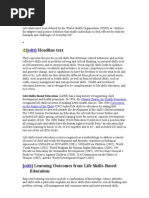 Download Life Skills Have Been Defined by the World Health Organization by Ashwini Ash SN32430059 doc pdf