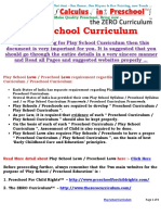 Play School Curriculum