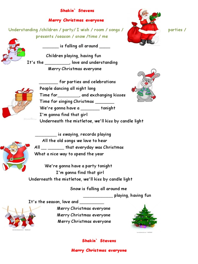 Merry Christmas Everyone Song