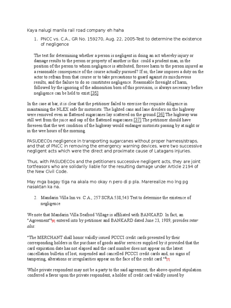 Torts Negligence PDF Negligence Burden Of Proof (Law)