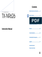 TX-nr626 Manual e