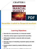 Chapter 1 - Securities Traded in Financial Markets PDF